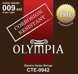 Фото Olympia CTE 0942 Coated Electric Nickel Wound Super Light