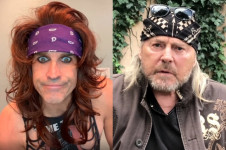 Фото Satchel: «Решил я сесть рядом с Michael'ом и каким-то бомжем. А это оказался Dokken!»