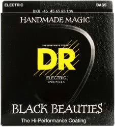 Фото DR Strings BKB-45 Black-Coated