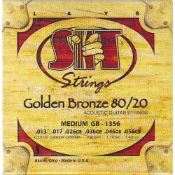 Фото S.I.T.Strings GB1356 Golden Bronze 80/20